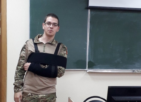 Выпускник ивановского колледжа удостоен медали Александра Суворова 